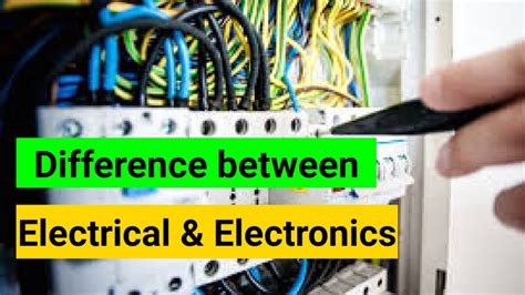 electric vs electronic|electrical vs electronic meaning.